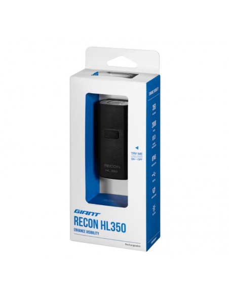 Giant Recon HL 350 | Luz Delantera Ultraligera IPX7 | Borrascas