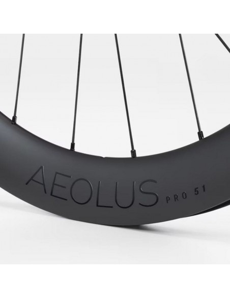 Juego de Ruedas Bontrager Aeolus Pro 51 TLR Disc - Carbono OCLV y DT Swiss 350