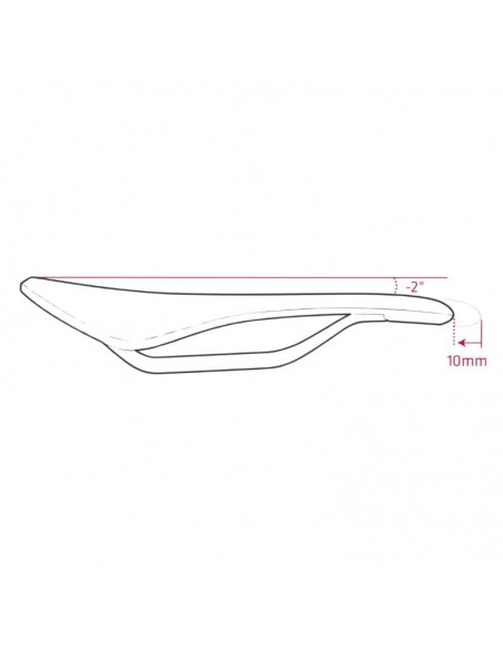 Sillín Bontrager Aeolus Pro Carbono | Aero y Ultraligero