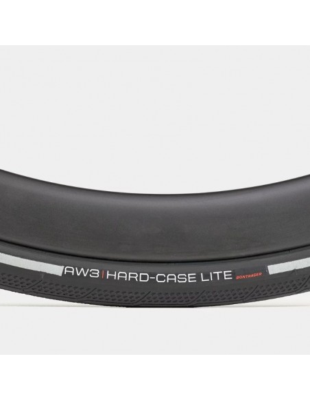 Cubierta para bicicleta de carretera Bontrager AW3 Hard-Case Lite Reflective