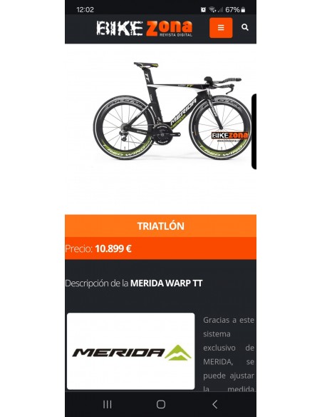 Merida Warp TT