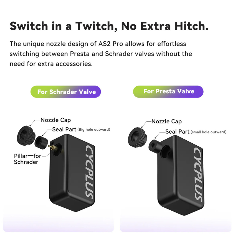 Bomba eléctrica Cycplus AS2 Pro para...