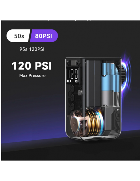 Bomba eléctrica Cycplus AS2 Pro para bicicleta